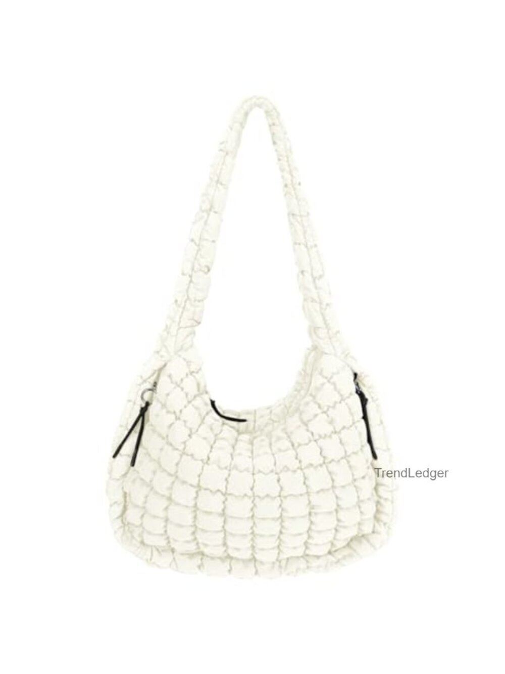 Quilted Nylon Puffer Tote Bag Large Shoulder Bag for Laptop